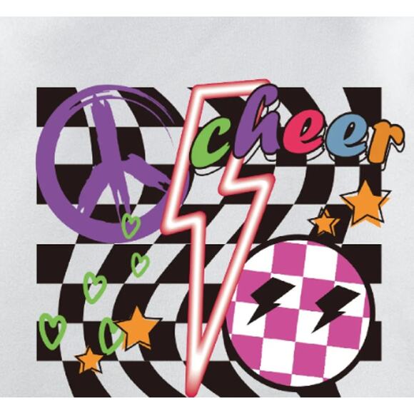 Delia's Kids Toddler Casual Cute Cheer Print Fleece Long Sleeve Sweatshirt - Picture 4 of 5